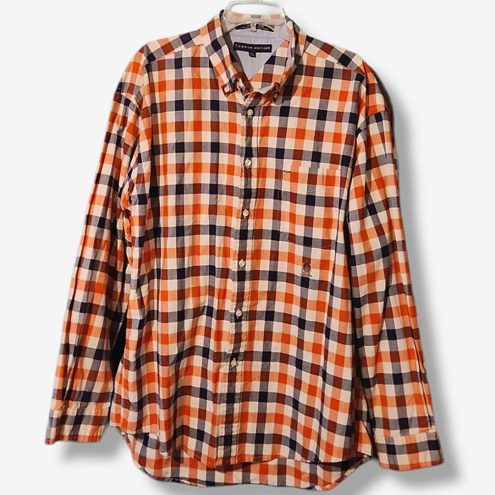 Tommy Hilfiger Men's long sleeve button down shirt size XL